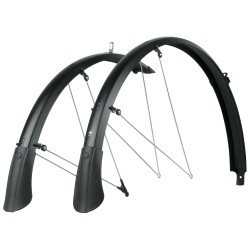 SKS Bluemels Mudguard Set Matt Black:  28" 53MM SKS Bluemels Mudguard Set Matt Black:  28" 53MM