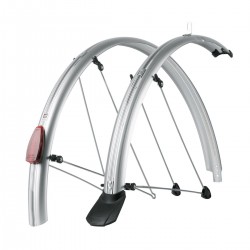 SKS Chromoplastics Mudguard Set 26 P65: SILVER 26" 65MM SKS Chromoplastics Mudguard Set 26 P65: SILVER 26" 65MM