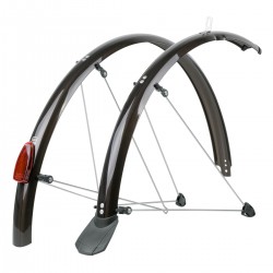 SKS Chromoplastics Mudguard Set 65mm 28: BLACK 28" 65MM SKS Chromoplastics Mudguard Set 65mm 28: BLACK 28" 65MM