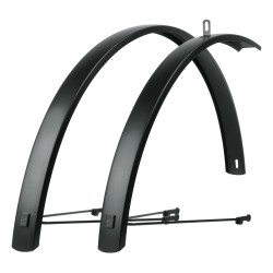 SKS EDGE AL 28" 56mm Aluminium Mudguard Set: MATTE BLACK 28" 56MM SKS EDGE AL 28" 56mm Aluminium Mudguard Set: MATTE BLACK 28" 56MM