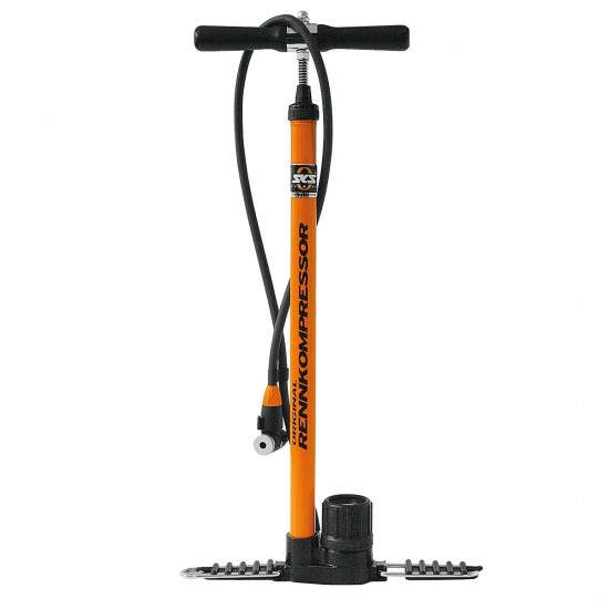 SKS Rennkompressor Floor Pump: ORANGE MV HEAD