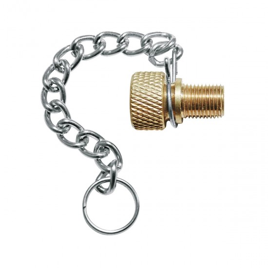 SKS Threaded Adapter Nipple With O-Ring For Classic Thumb Lock, Schrader To Presta (x5):