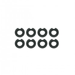 SKS Replacement 8 x Hard Plastic 5mm Spacers For Disc Brakes: SKS Replacement 8 x Hard Plastic 5mm Spacers For Disc Brakes: