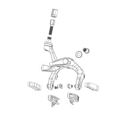 Avid Spare - Rim Brake Spare Part Noodle/Overcoat - 135: Avid Spare - Rim Brake Spare Part Noodle/Overcoat - 135: