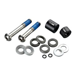 AVID POST SPACER SET XX - 20 S - FRONT 180/REAR 160 - STANDARD (INC. TI CALIPER MOUNTING BOLTS): AVID POST SPACER SET XX - 20 S - FRONT 180/REAR 160 - STANDARD (INC. TI CALIPER MOUNTING BOLTS):