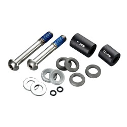 AVID POST SPACER SET XX - 20 S - FRONT 180/REAR 160 - CPS (INC. TI CALIPER MOUNTING BOLTS): AVID POST SPACER SET XX - 20 S - FRONT 180/REAR 160 - CPS (INC. TI CALIPER MOUNTING BOLTS):