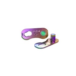 SRAM Powerlock Flattop Chain Connector 12-Speed (4pcs) D1: RAINBOW SRAM Powerlock Flattop Chain Connector 12-Speed (4pcs) D1: RAINBOW