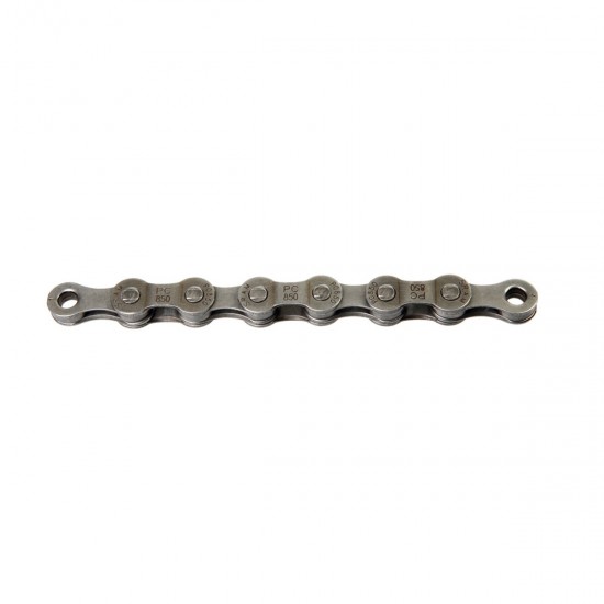 SRAM PC850 7/8spd Chain Grey (114 Links) (BULK - 25pcs): GREY 7/8 SPEED SRAM PC850 7/8spd Chain Grey (114 Links) (BULK - 25pcs): GREY 7/8 SPEED