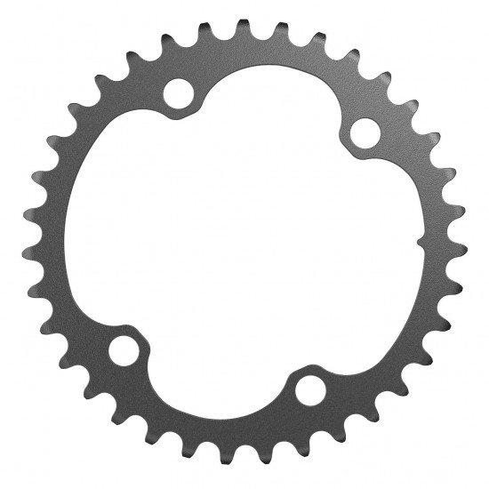 SRAM Rival AXS Chain Ring Road 107BCD 2X12 Black: BLACK 33T