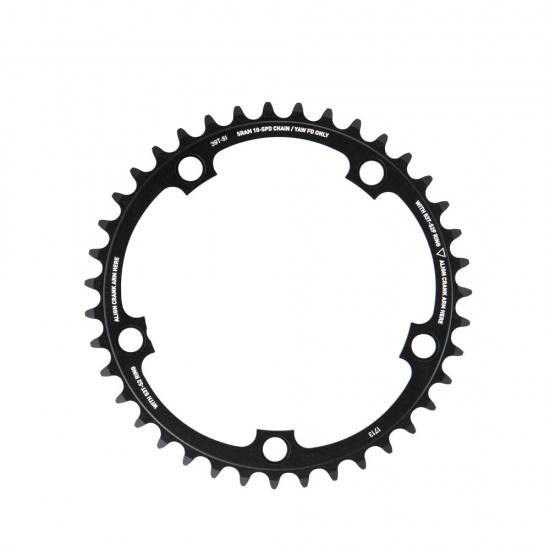 SRAM Chain Ring Road Red2012 X-Glide R 34T Yaw 10 speed S1 110 Alum 3mm BlastBlack (50-34): BLACK 10SPD 34T