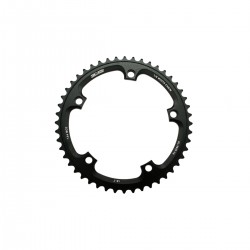 TRUVATIV SPARE - CHAIN RING ROAD 48T 144 V1 TRACK OMNIUM ALUMINIUM 5MM BLACK: BLACK 48T TRUVATIV SPARE - CHAIN RING ROAD 48T 144 V1 TRACK OMNIUM ALUMINIUM 5MM BLACK: BLACK 48T