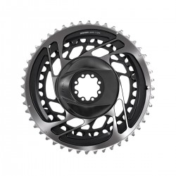 SRAM Chain Ring Road Dm Kit Non-Power Red: POLAR GREY 46-33T