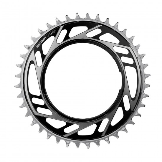 SRAM Chain Ring Road Threaded Mount X-Sync Red E1 (Including Thread Back Up Pin For Chainring): BLACK/SILVER 40T