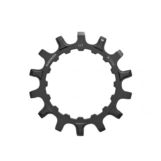 SRAM Chain Ring X-SYNC Sprocket for Bosch motors 14T Straight Steel Black: BLACK 14T