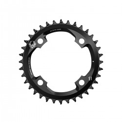 SRAM Chain Ring X-SYNC 2 36T 104 BCD Alum 12 speed Black: BLACK 12 SPEED