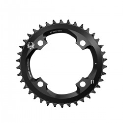 SRAM Chain Ring X-SYNC 2 38T 104 BCD Alum 12 speed Black: BLACK 12 SPEED