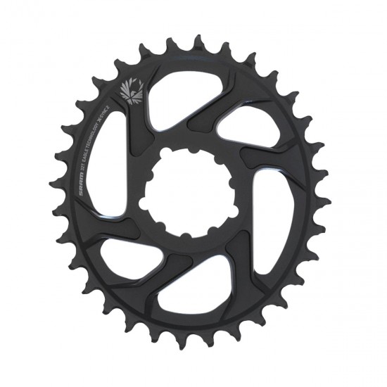 SRAM Chain Ring X-SYNC 2 Oval 32T Direct Mount 3mm Offset Boost Alum Eagle Black: BLACK 32T