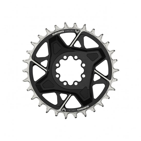 SRAM Chain Ring T-TYPE Direct Mount 3mm Offset Eagle (including 8 bolts) X0 D1 2023: BLACK 30T