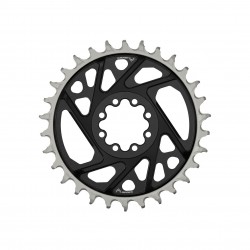 SRAM Chain Ring T-TYPE Direct Mount 3mm Offset Eagle (including 8 bolts) XX D1 2023: BLACK 30T