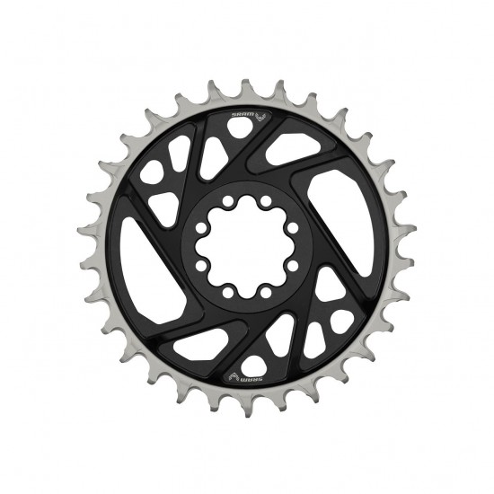SRAM Chain Ring T-TYPE Direct Mount 3mm Offset Eagle (including 8 bolts) XX D1 2023: BLACK 30T