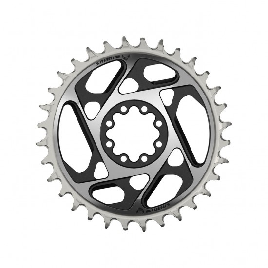 SRAM Chain Ring T-TYPE Direct Mount 3mm Offset Eagle (including 8 bolts) XXSL D1 2023: BLACK 32T