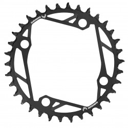 SRAM Chain Ring T-TYPE 104 BCD Steel 2023: BLACK 34T