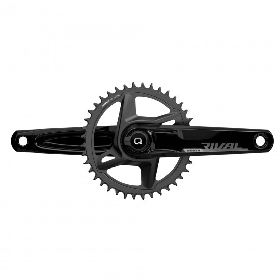 SRAM Rival 1X D1 Quarq Road Power Meter DUB Wide (BB Not Included): BLACK 170MM - 40T