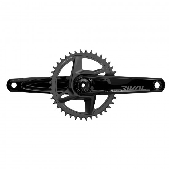 SRAM Rival AXS Crankset 1X D1 DUB Wide (BB Not Included): BLACK 170MM - 40T