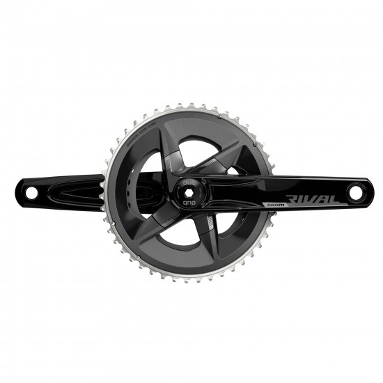 SRAM Rival AXS Crankset D1 DUB (BB Not Included): BLACK 165MM - 46-33T