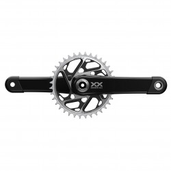 SRAM Crankset XXSL Eagle Q174 55mm Chainline Dub Black 34T T-Type (BB Not Included) 2022: BLACK 175MM
