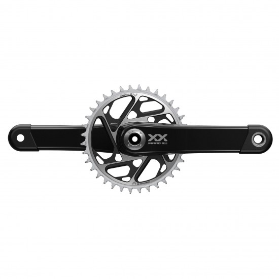 SRAM Crankset XXSL Eagle Q174 55mm Chainline Dub Black 34T T-Type (BB Not Included) 2022: BLACK 165MM