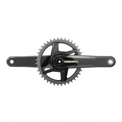 SRAM Force D2 Crankset 1x DUB Direct Mount 40T (BB not included) 2023: UNICORN GREY WITH LASER FOIL 175MM