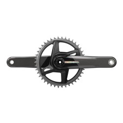 SRAM Force D2 Crankset 1x Wide DUB Direct Mount 40T (BB not included) 2023: UNICORN GREY WITH LASER FOIL 175MM