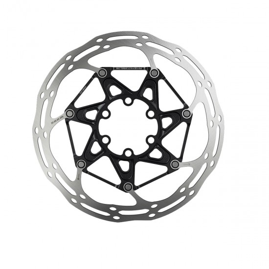 SRAM Rotor Centerline 2 Piece Black (includes Ti SRAM Rotor bolts) Rounded:  140MM