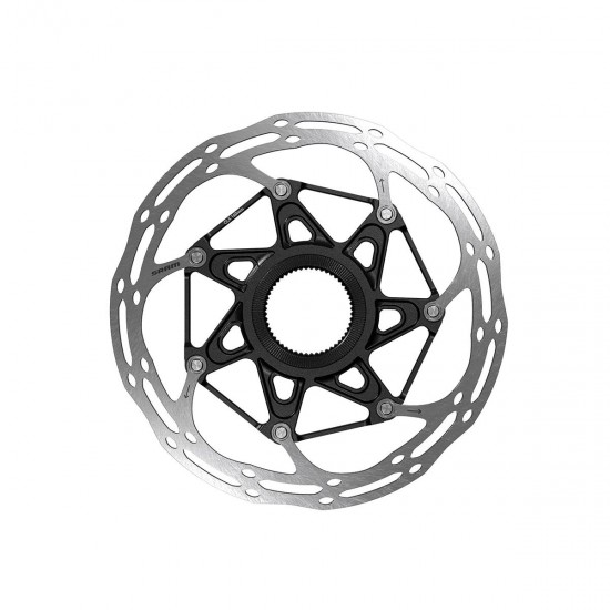 SRAM Rotor Centerline 2 Piece CenterLock Black Rounded:  140MM