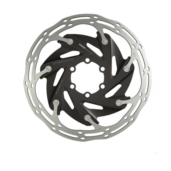 SRAM Rotor Centerline X Road 2 Piece (Includes Stainless Steel Rotor Bolts) Rounded:  140MM