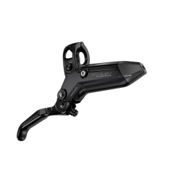 SRAM Disc Brake Level Silver Stealth 4 Piston - Aluminum Lever, Stainless Hardware, Reach Adj, Rear Hose (Includes MMX Clamp, Rotor/Bracket Sold Separately) C1: BLACK ANO 2000MM