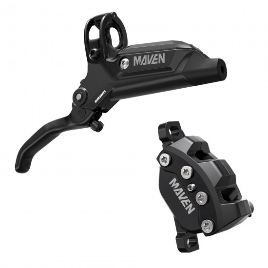 SRAM Disc Brake Maven Base - Aluminum Lever, Stainless Hardware, Reach Adj, Diffusion Black (includes MMX Clamp,20P-2 Bracket,Bleeding Edge Tool) A1: DIFFUSION BLACK 950MM
