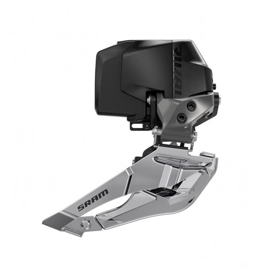 SRAM Rival AXS Front Derailleur Wide D1 Braze-On (Battery Not Included): BLACK