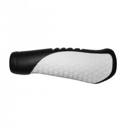SRAM Comfort Grips Black/White 133mm: SRAM Comfort Grips Black/White 133mm: