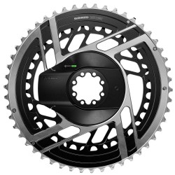 SRAM Power Meter Kit DM Red AXS E1 (Power Meter Including Chainrings, FD Setup Tool): BLACK/SILVER 46-33T