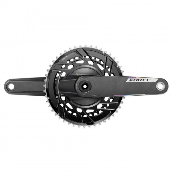 SRAM Crankset w/Power meter spider FORCE AXS E1 DUB - Thread Mount (BB not included): 50-37T 165MM