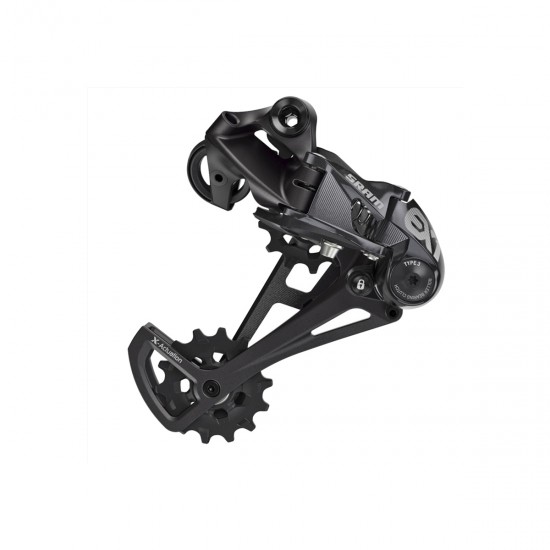 SRAM Rear Derailleur EX1 1x8 Speed Long Cage Black (Max 48t): BLACK 8SPD LONG