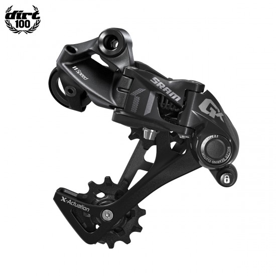 SRAM Rear Derailleur GX 1X11-Speed Long Cage: BLACK 11SPD LONG
