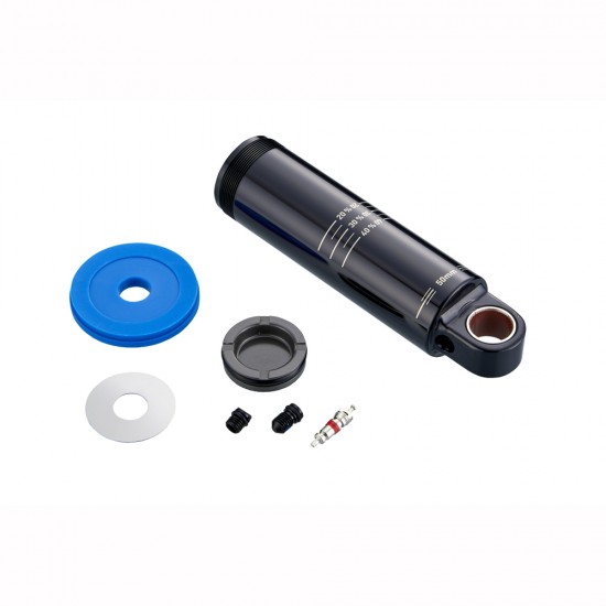 RockShox Spare - Rear Shock Spare Parts Damper Body/IFP Standard Eyelet 50mmIncludes Damper BodyIFP Valve Core, 5mm Travel Spacer and Caps) - Deluxe A1/ Super Deluxe A1 (2017+): BLACK