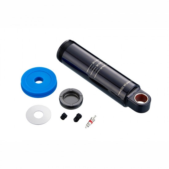 RockShox Spare - Rear Shock Spare Parts Damper Body/IFP Standard Eyelet 57.5mm Includes Damper Body IFP Valve Core, 7.5mm Travel Spacer and Caps) - Deluxe A1/ Super Deluxe A1 (2017+): BLACK