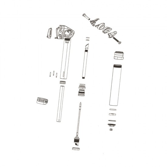 Rockshox Spare - Reverb Lever Kit Controller Including Spring And Pin Reverb AXS: