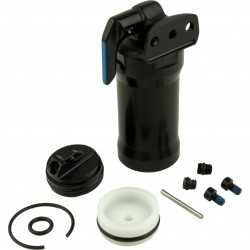 Rockshox Rear Shock Reservoir Assembly - 62mm, 380 Lock (Includes Reservoir, Internals) - Super Deluxe Air/Coil RT A1+ (37.5-65): Rockshox Rear Shock Reservoir Assembly - 62mm, 380 Lock (Includes Reservoir, Internals) - Super Deluxe Air/Coil RT A1+ (37.5-65):