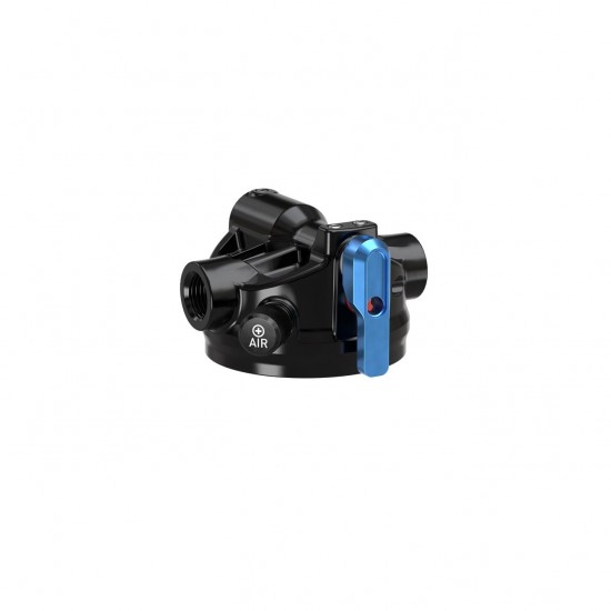 RockShox Spare - Rear Shock Eyelet Assembly - (Includes Anodized Eyelet, Air Valve And Cap, Controls, Shaft O-Rings) Trunnion - Sidluxe A1 (2021-2023):