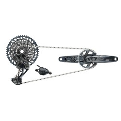 SRAM GX Eagle DUB Boost Groupset (Rear Der, Trigger Shifter With Clamp, Crankset DUB 12s With DM 32t X-SYNC Chainring, Chain 126 links 12s, Cassette XG-1275 10-52t, Chaingap Gauge): LUNAR 170MM - B0T SRAM GX Eagle DUB Boost Groupset (Rear Der, Trigger Shifter With Clamp, Crankset DUB 12s With DM 32t X-SYNC Chainring, Chain 126 links 12s, Cassette XG-1275 10-52t, Chaingap Gauge): LUNAR 170MM - B0T